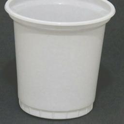 سطل یکبار مصرف 900 خمره ای سفید